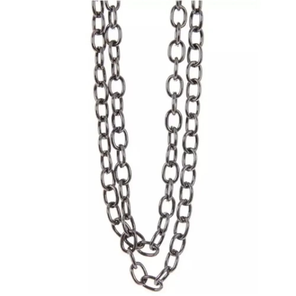 New 30” Metal Gallery
Plated Hematite Cable Chain Necklace - 30"